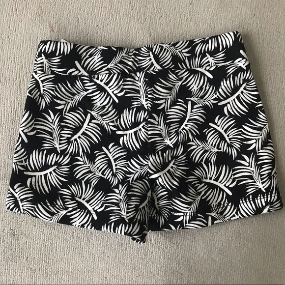 OLD NAVY Shorts Black & White Palm Girl Gap - Picture 3 of 7